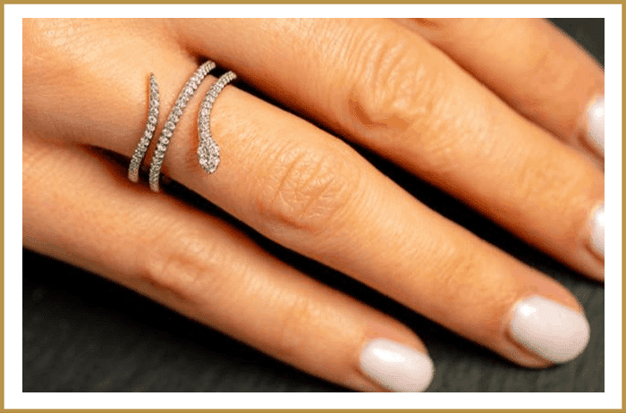 Plated Silver Vintage Large Stone Ring Fashion India | Ubuy