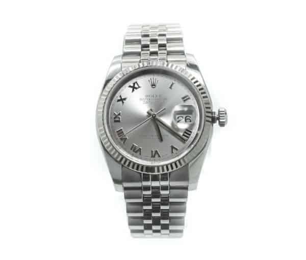 Rolex Datejust 36mm Stainless Steel Roman Numeral Dial